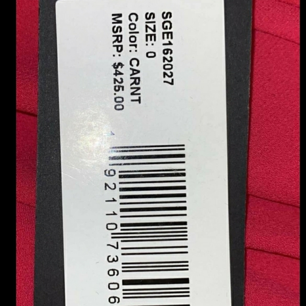 Halston Heritage Strapless Drape Back Flowy Gown - Picture 8 of 15